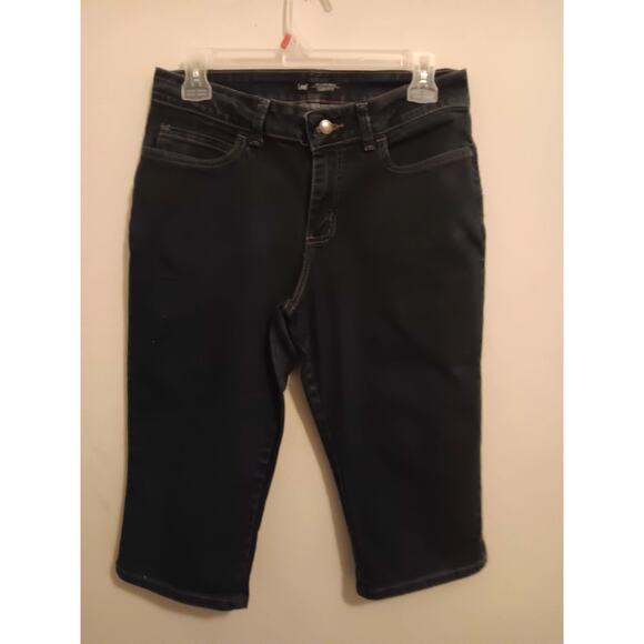 Lee Pants, Women's Size 6 Modern Series, Blue, Curvy Fit Capri, Dark DeminNWT - Picture 1 of 7